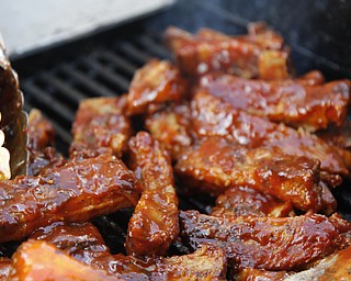 One of the many varieties of ribs featured at the fourth annual Rib Festival at Mastropietro Winery in Berlin Center, Ohio on July 21, 2012. This particular kind was created by Mark DiRienzo.
