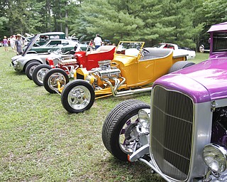 A "Thunder in the Park" car show was held in McDonald, Ohio on July 29, 2012. 