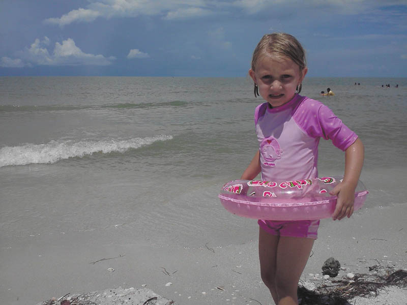 Camryn looks like she's ready to hit the water! Photo sent in by Rich T.