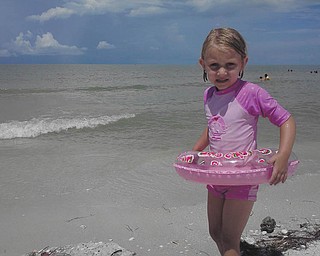 Camryn looks like she's ready to hit the water! Photo sent in by Rich T.