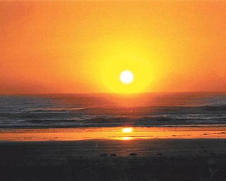 Pam Hall of Hubbard sent in this photo of sunrise at the beach in St. Augustine, Fla. It was taken in March.