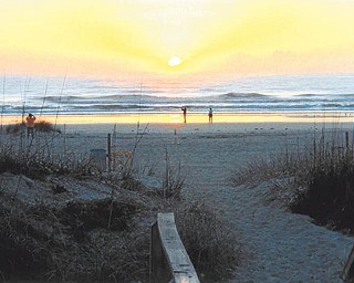 Pam Hall of Hubbard sent in this photo of sunrise at the beach in St. Augustine, Fla. It was taken in March.