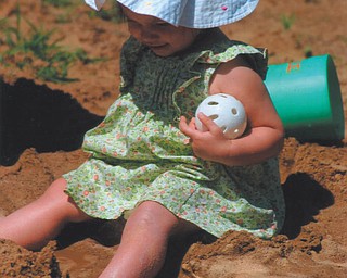 Here's a photo of Audrey playing at Speece Lake in Berlin Center. It was taken and sent in by Lana VanAuker of Canfield.