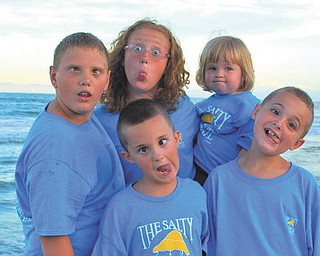 Beach photos of the Moderalli family at Hilton Head Island, S.C., show they had a good time. Photo sent in by Amy O'Hara.
