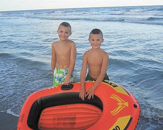 Beach photos of the Moderalli family at Hilton Head Island, S.C., show they had a good time. Photo sent in by Amy O'Hara.