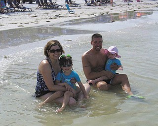Here's the Taneri family on the beach in Fort Myers, Fla. Photo sent in by Kelly Alexander.