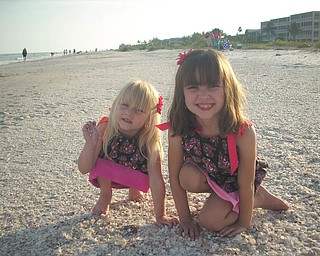 Sisters Camryn and Marissa find shells on Sanibel Island in Florida. Photo sent in by Kelly Alexander.
