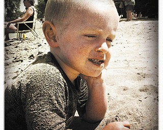 Jamie Williams of Austintown sent this photo of her son Sawyer playing in the sand at Huntington Beach in Cleveland.