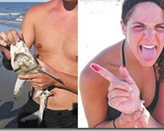 Suzanne Verzilli submitted this photo and warning: Never put your finger in the mouth of a shark. The lesson was learned at Hilton Head Island.