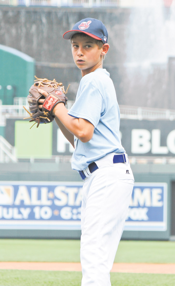Kyler Fedko, 12, of Gibsonia, Pa., a member of the Struthers-based Ohio Glaciers 12U team, was one of three finalists in the 11-12 age group to advance to the national  Hit, Pitch & Run competition July 9 in Kansas City. There, Kyler hit, pitched and ran his way to the national title and 
a seat at the 2012 MLB All-Star Game on July 10.
