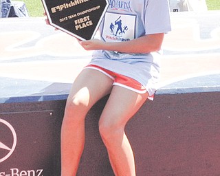 Serena Sammarone, 12, of Canfield, was the local and regional (Cleveland) winner of the Hit, Pitch & Run competition in the 11-12 age group in softball, but was not among the three finalists to go to the national competition.