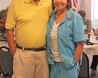 Bradley Smith was accompanied by his wife, Kirsten, when he traveled from Bradenton, Fla., recently to attend a reunion of the Jackson-Milton High School Class of 1957. Smith, who grew up in Lake Milton, was held captive at prisoner-of-war camps in and near Hanoi, North Vietnam, for seven years.