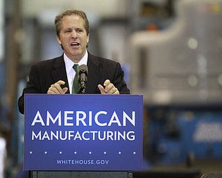 ROBERT K. YOSAY | THE VINDICATOR..White House National Economic Council Director Gene Sperling talks at M7 -- .Obama officials, including White House National Economic Council Director Gene Sperling, Acting U.S. Commerce Secretary Rebecca Blank, Under Secretary of Defense Frank Kendall and a host of other manufacturing officials will be at M-7 Technologies.. - -30-..