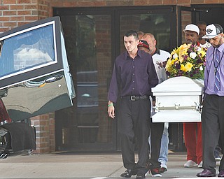 Bryce Linebaugh's funeral, Friday, Aug. 24, 2012, in Leavittsburg.