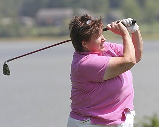 William D. Lewis The Vindicator Lori Bowden women's winner at Lake Club Sunday.