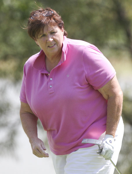 William D. Lewis The Vindicator  Lori Bowden women's winner  at Lake Club Sunday.