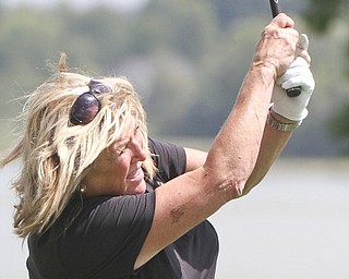 William D. Lewis The Vindicator Pam Porter at LAke Club Sunday 8-26-12