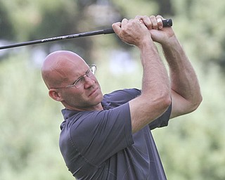 William D. Lewis The Vindicator Rob Venrose at Lake Club Sunday.
