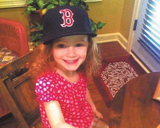 Here's Lauren O'Leary, daughter of Michele and Kevin O'Leary of Youngstown. Lauren, like her daddy, is a huge Red Sox fan.