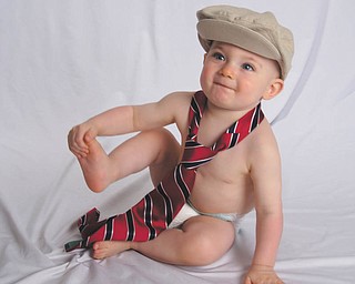 Fifteen-month-old Jack shows how you can dress up a diaper. He's the son of John and Nicole Muckridge of Boardman, who sent in this photo.