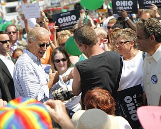MADELYN P. HASTINGS | THE VINDICATOR..Joe Biden visited the Canfield Fair on August 31, 2012. ... - -30-..