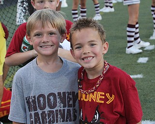 Alex Zordich and Charlie Young water boys for Mooney