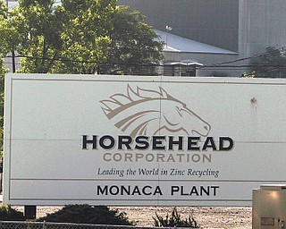 The sign at an entrance for the Horsehead Inc. zinc plant is seen in Monaca, Pa. Shell Oil Co. said in March that it had chosen this site near Pittsburgh for a major new petrochemical refinery that could provide a huge economic boost to the region. Shell Oil Co. is years away from building the petrochemical plant, but the company already is reaching out to the local community and getting a wholehearted welcome.