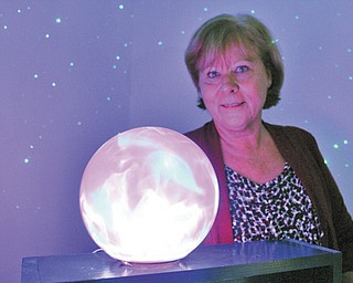 Many visitors to Easter Seals’ skill- development center might be drawn to a darkened, multisensory room that features small dabs of light on the walls and ceiling that resemble stars in the sky.