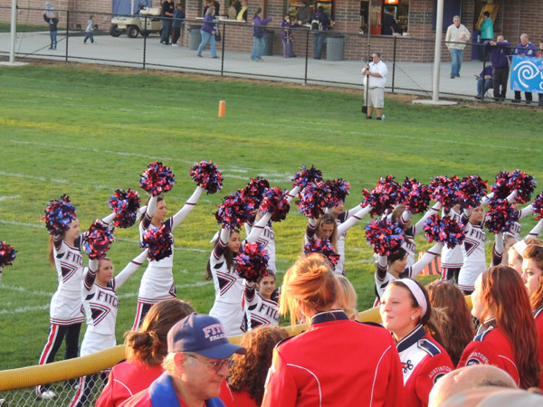 Fitch cheerleaders