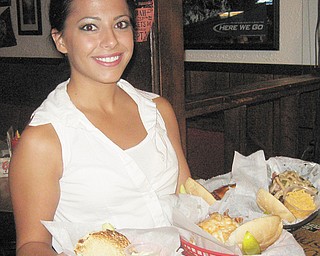 Waitress Jordan Krawchyk made the evening at Crickets enjoyable.