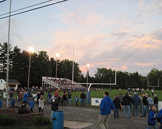 A beautiful night for the Jackson-Milton game against Mineral Ridge at the Bluejay stadium in North Jackson.