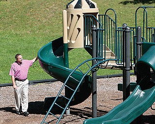 The Youngstown Park and Recreation Commission is planning a comprehensive study on the long-term use of its properties. Robert Burke, the city’s park and recreation director, looks at the playground equipment at Crandall Park on the North Side.