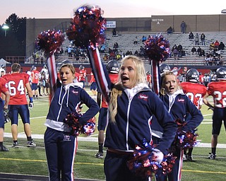 Austintown Fitch cheerleaders and danceline in action