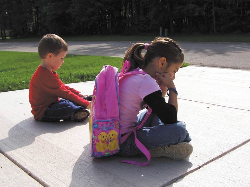 Photo of Sara Ciletti and Jacob Buttar, Howland. Submitted by Rose Marsco.