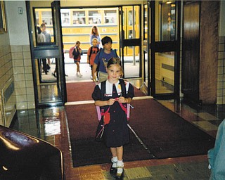Melissa Pregi sent this picture of her, daughter, Liana, on her first day in kindergarten at West Boulevard in Boardman in September 2003.