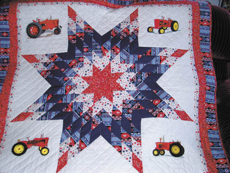 A hand-made tractor wall hanging will be raffled off at the Pumpkin Festival Sunday at Columbiana County Fairgrounds. Tickets are $1 each or six for $5, and the winner need not be present. For information call 330-222-1914.
