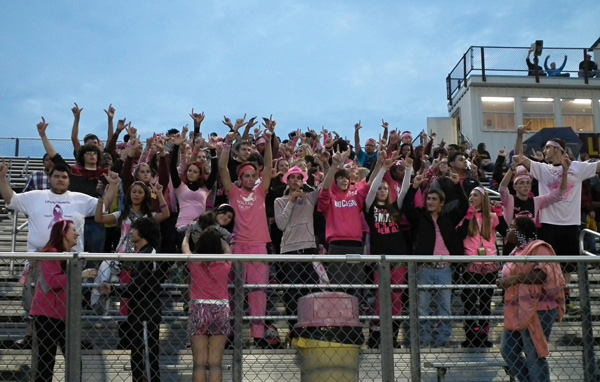 Liberty  Students cheering