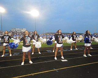 Poland Varsity cheerleaders, Erica, Kayli, Mallory, Katie, Makenzie, Alyssa, Natalie