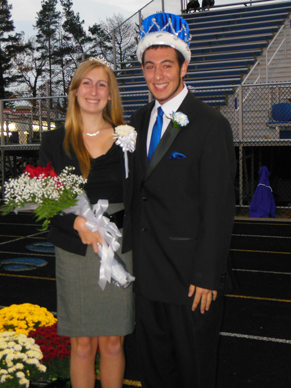 Poland High School King and Queen Brenna Gebhardt and Michael Pompeo