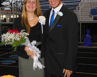 Poland High School King and Queen Brenna Gebhardt and Michael Pompeo
