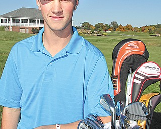 Leetonia senior golfer Luke Janci is preparing for his first appearance at the state tournament. On Tuesday, he
practiced at the Kennsington Golf Club in Canfield.