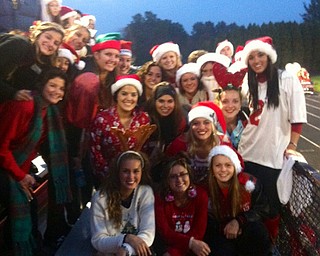 Canfield fans enjoying the Friday football night