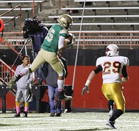 ROBERT K. YOSAY | THE VINDICATOR..Mooney @ Ursuline YSU Stadium - Ursuline won 44-24 -... - -30-..