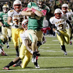 ROBERT K. YOSAY | THE VINDICATOR..Mooney @ Ursuline YSU Stadium - Ursuline won 44-24 -... - -30-..