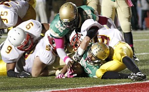 ROBERT K. YOSAY | THE VINDICATOR..Mooney @ Ursuline YSU Stadium - Ursuline won 44-24 -... - -30-..