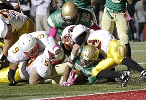 ROBERT K. YOSAY | THE VINDICATOR..Mooney @ Ursuline YSU Stadium - Ursuline won 44-24 -... - -30-..