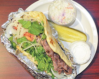 Gyro at Kravitz Deli’s Poland Library location 