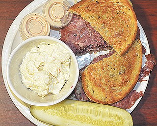 The Reuben at Kravitz Deli’s Poland Library location