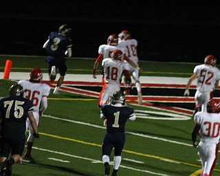 Ryan Mosora Rushes for another touchdown during Friday nights playoff game against Edgewood