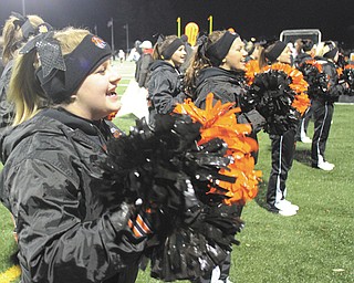 Howland cheerleaders cheered on the Tigers during last week’s game.